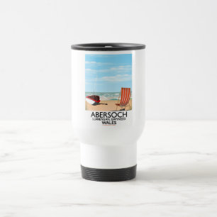 Abersoch Llanengan in Gwynedd, Wales travel poster Mug