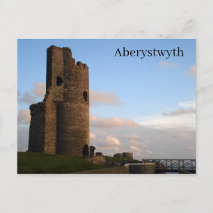 Aberystwyth Castle Postcard