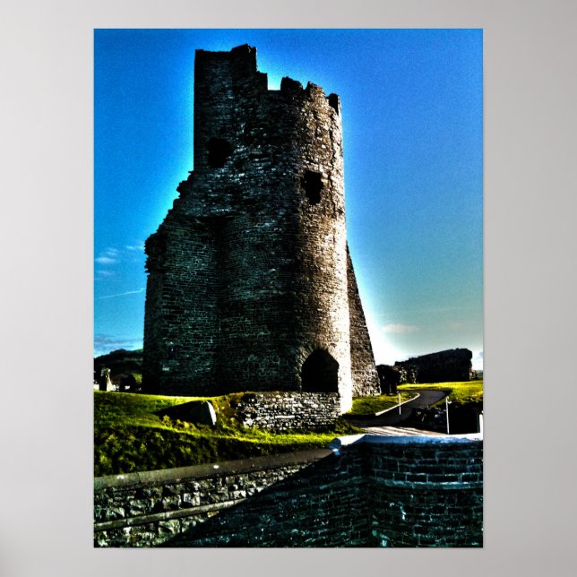 Aberystwyth Castle Poster (Front)