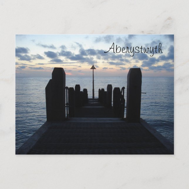 Aberystwyth Jetty Postcard (Front)