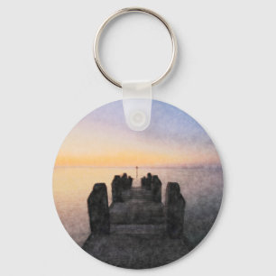 Aberystwyth Sea Front Keychain