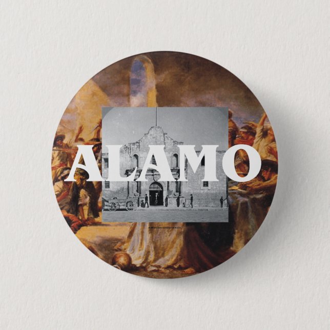 ABH Alamo 2 Inch Round Button (Front)
