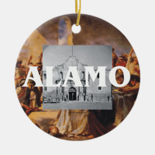 ABH Alamo Ceramic Ornament