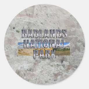 ABH Badlands Classic Round Sticker