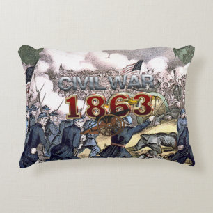 ABH Civil War 1863 Decorative Pillow