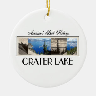 ABH Crater Lake Ceramic Ornament