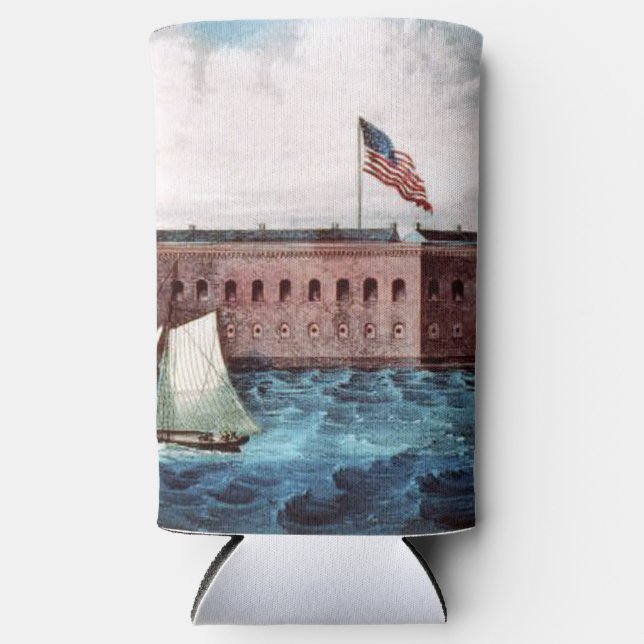 ABH Fort Sumter Seltzer Can Cooler (Front)