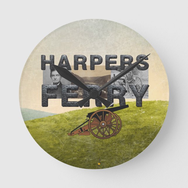 ABH Harpers Ferry Round Clock (Front)