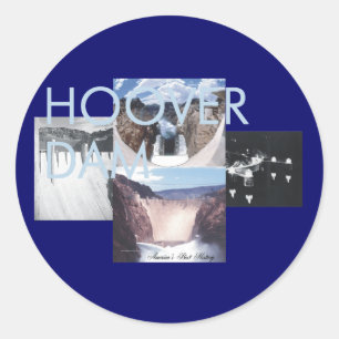 ABH Hoover Dam Classic Round Sticker