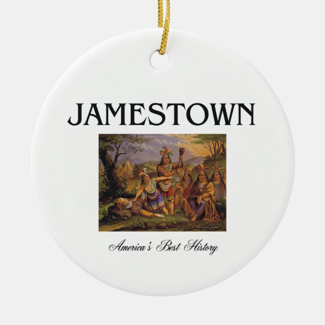 ABH Jamestown Ceramic Ornament (Front)
