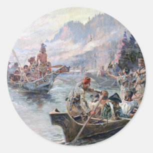 ABH Lewis and Clark NHS Classic Round Sticker