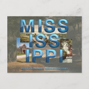 ABH Mississippi National River Postcard