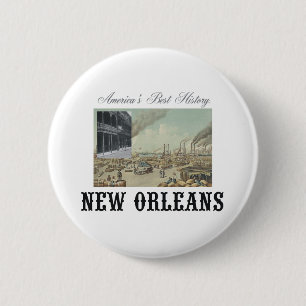 ABH New Orleans 2 Inch Round Button