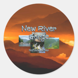 ABH New River Gorge Classic Round Sticker