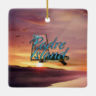 ABH Padre Island Ceramic Ornament