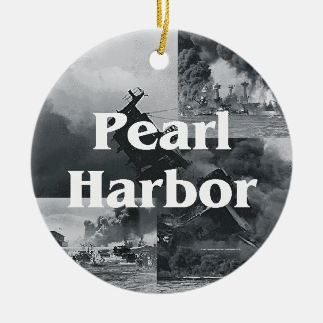 ABH Pearl Harbour Ceramic Ornament (Front)