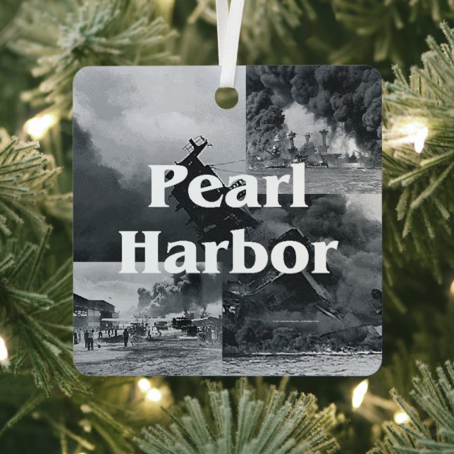 ABH Pearl Harbour Metal Ornament (Insitu)