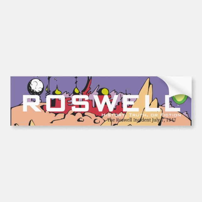 ABH Roswell Bumper Sticker (Front)