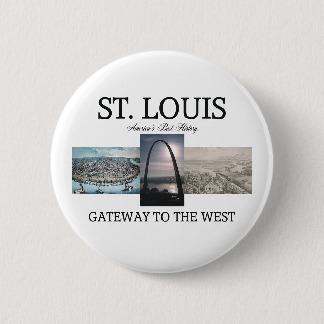ABH St. Louis Gateway 2 Inch Round Button (Front)