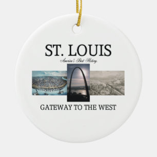 ABH St. Louis Gateway Ceramic Ornament