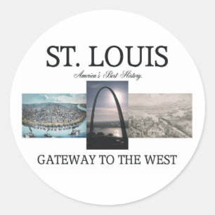 ABH St. Louis Gateway Classic Round Sticker