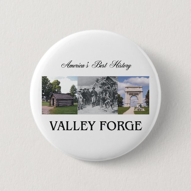 ABH Valley Forge 2 Inch Round Button (Front)