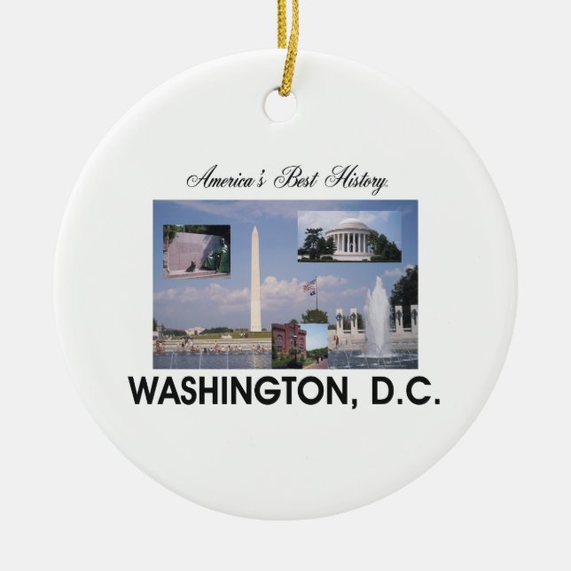 ABH Washington DC Ceramic Ornament (Front)