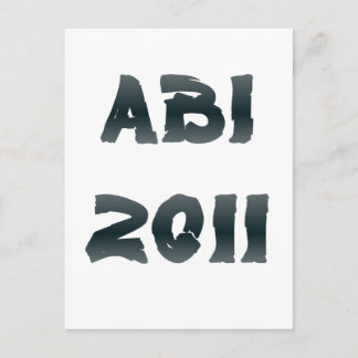 ABI 2011 POSTCARD