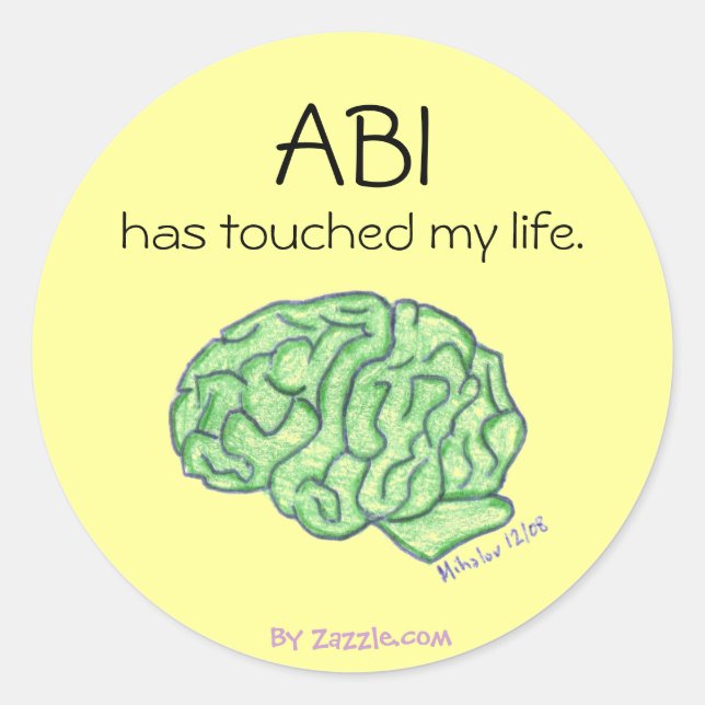ABI awareness sticker (Front)