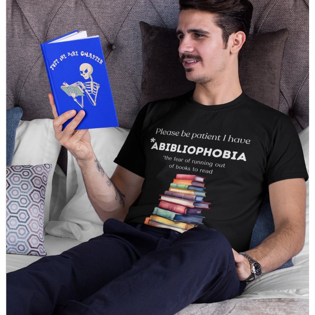 Abibliophobia livre amateurs peur livre T-shirt (Créateur téléchargé)