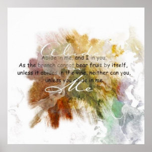 Abide in Me Poster