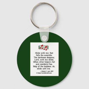Abide With Me Keychain
