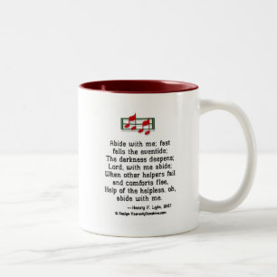 Abide With Me Two-Tone Coffee Mug