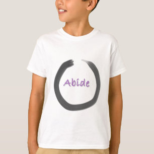 Abide Zen Buddhist Enso Circle T-Shirt