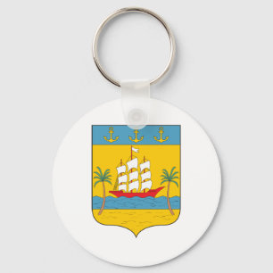 Abidjan Coat of Arms Keychain