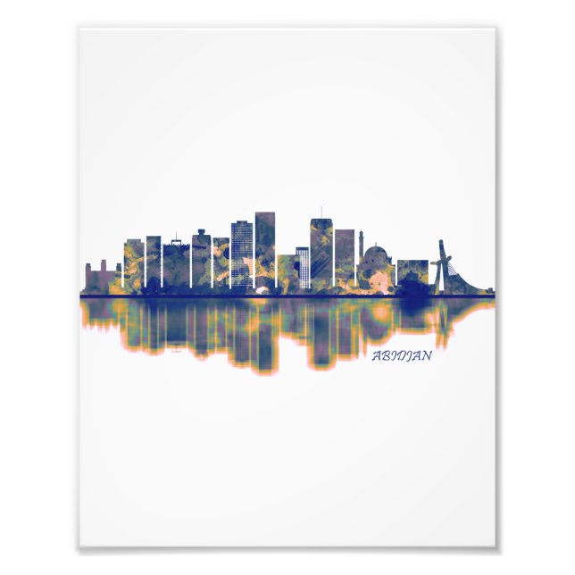 Abidjan Skyline Photo Print (Front)
