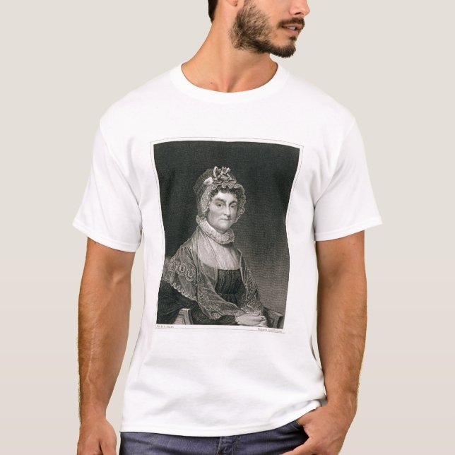 Abigail Adams, engraved by G.F. Storm (fl.c.1834) T-Shirt (Front)