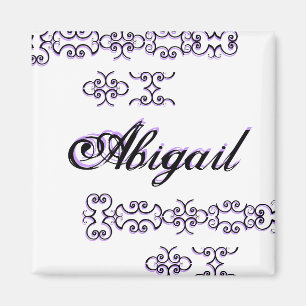 Abigail Designer Name III Magnet