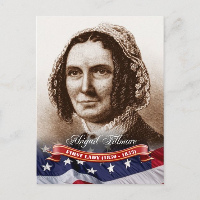Abigail Fillmore, First Lady of the U.S. Postcard (Front)