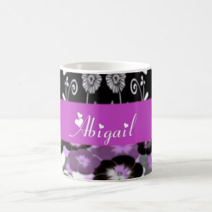 abigail floral coffee mug
