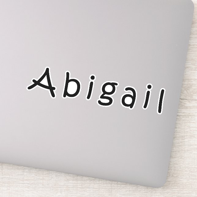 Abigail name (Detail)