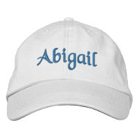 Abigail Personalized Embroidered Baseball Cap