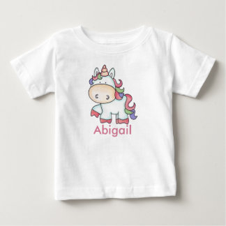 Abigail's Personalized Unicorn Gifts Baby T-Shirt