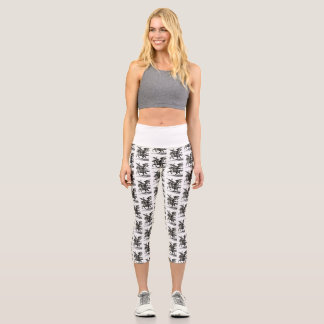 Abigor’s Midnight Charge Capri Leggings