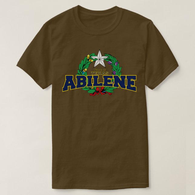 Abilene Texas StateUSA T-Shirt (Design Front)