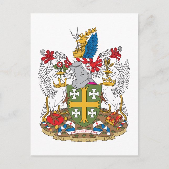 Abingdon Coat of Arms Postcard (Front)