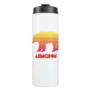 Abingdon Virginia Rainbow Bear Thermal Tumbler