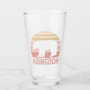 Abingdon Virginia Retro Bear Glass