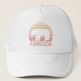 Abingdon Virginia Retro Bear Trucker Hat