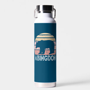 Abingdon Virginia Retro Bear Water Bottle